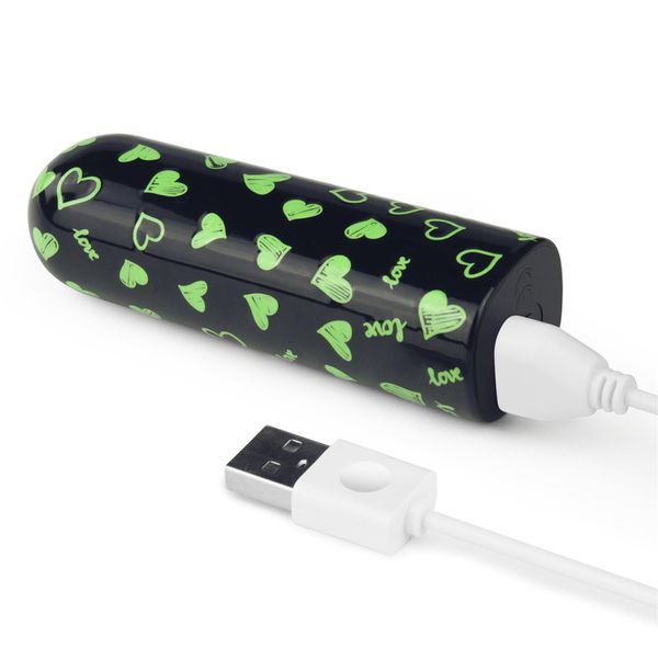 Rechargeable Glow-In-The-Dark Heart Massager zdjęcie 6