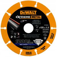tarcza diamentowa extreme metal 125*22.23*1.3mm - dw dt40252