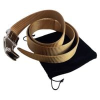 Pasek męski nylonowy khaki sz. 3,5 cm dł. 120 cm