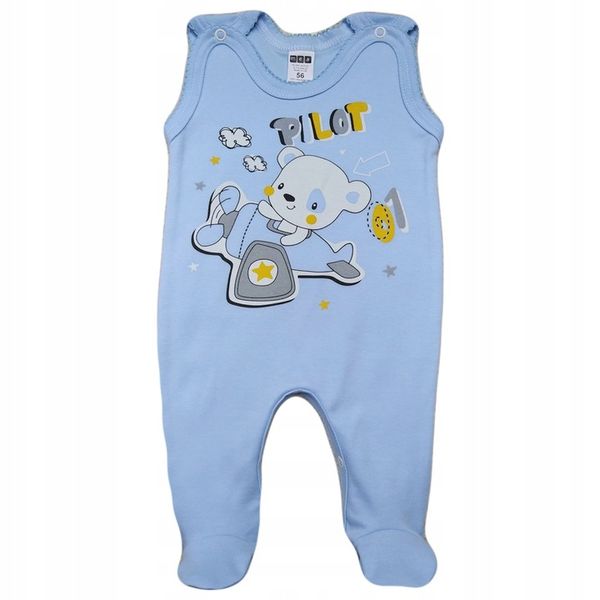 Śpiochy śpioszki 5 sztuk r. 62 bawełna zdjęcie 4