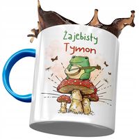 Kubek Błękitny Dla Tymona Kolegi Męża Na Prezent Z Nadrukiem Ze Zdjęciem
