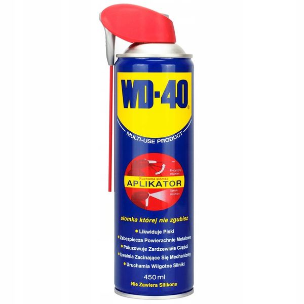 WD40 APLIKATOR - ODRDZEWIACZ DO ŚRUB RDZA 450ml zdjęcie 1