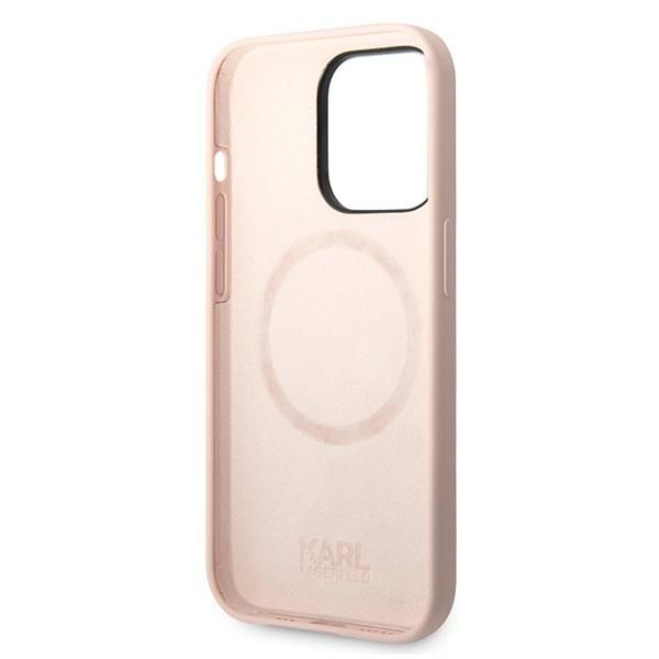 Etui Karl Lagerfeld do iPhone 14 Pro Max, Różowy, MagSafe zdjęcie 7