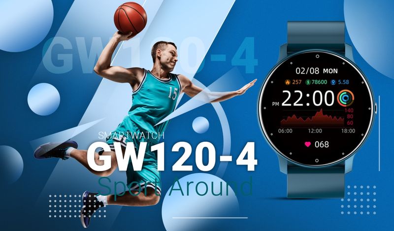 Smartwatch GIEWONT Niebieski GW120-4 zdjęcie 3
