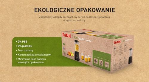 Blender kielichowy stojący TEFAL Eco Respect BL46E na Arena.pl