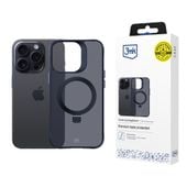 apple iphone 16 pro max - 3mk smoke case mag&stand