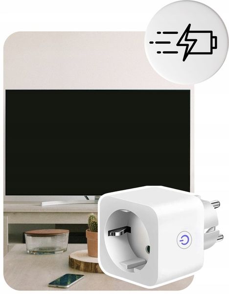INTELIGENTNE GNIAZDKO STEROWANE WiFi ANDROID TUYA SMART POMIAR zdjęcie 6