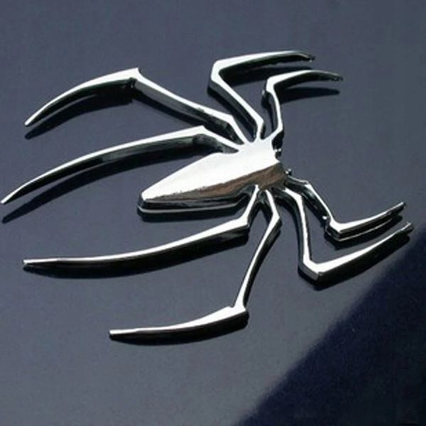 Emblemat 3D Spider Man Pająk Tuning Chrom Ozdoba do Auta na Deskę Znaczek zdjęcie 2
