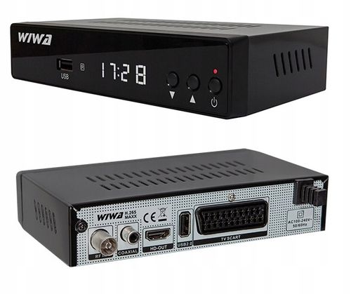 TUNER DEKODER TV NAZIEMNEJ HD DVB-T2 HEVC HDMI + ANTENA WIFI PILOT ZESTAW na Arena.pl