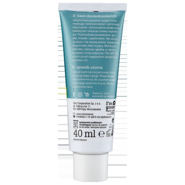 tołpa. sebio. BB matujący krem korygujący 40 ml zdjęcie 4