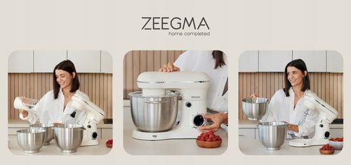 ROBOT KUCHENNY 3xMISY 13,7 L Wielofunkcyjny PLANETARNY BEŻ ECRU 18w1 na Arena.pl