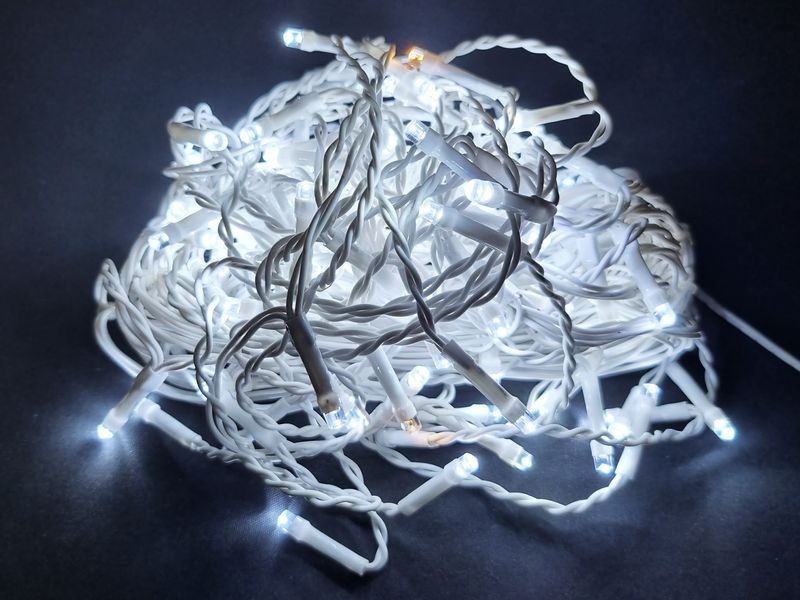 LAMPKI CHOINKOWE SOPLE 100 LED GIRLANDA 8,4M zdjęcie 4