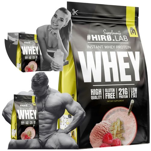 Białko koncentrat serwatkowe WPC 750 g Instant Whey Czekolada Malina hiro na Arena.pl