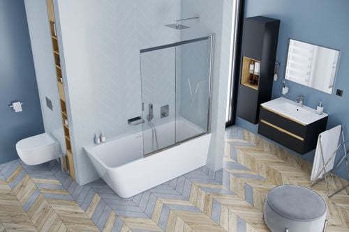 Lila 2.0 wanna prostokątna 160x73 cm narożna prawa, biały połysk na Arena.pl