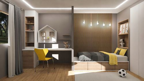 Lamele ścienne 275 x 45 cm - na czarnym filcu Dąb Santa, Champagne i inne na Arena.pl