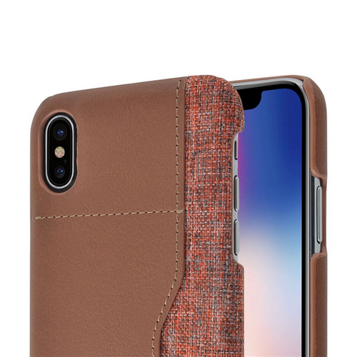 AZURI Elegante Mix Etui iPhone X brązowe na Arena.pl