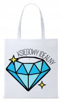 Dla Księgowej Księgowego Torba Eco Biała Shopper Z Nadrukiem Ze Zdjęciem