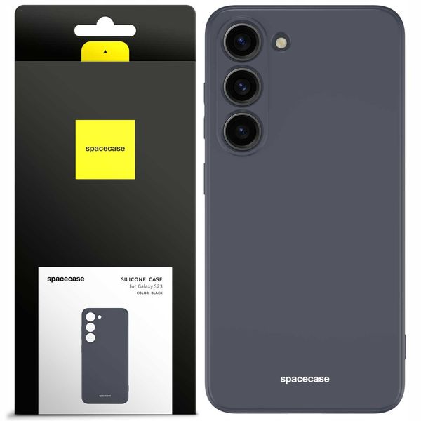 Spacecase Silicone Case Galaxy S23 Black zdjęcie 1
