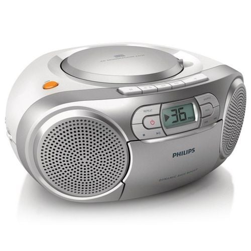 Radio Kasetowe Philips AZ127/12 FM 2W Srebrzysty na Arena.pl