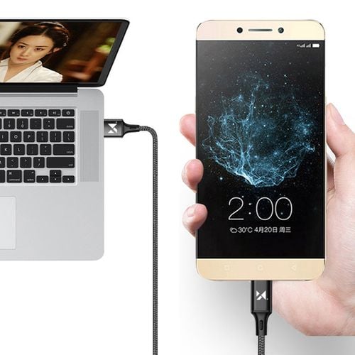 kabel przewód usb iphone lightning 2.4a 1m czarny na Arena.pl