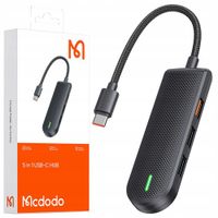 mcdodo przejściówka adapter hub usb-c rozdzielacz rozgałęźnik 3x usb