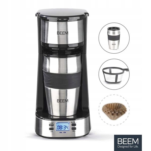 Beem Thermo 2 Go Single przelewowy ekspres do kawy zdjęcie 11