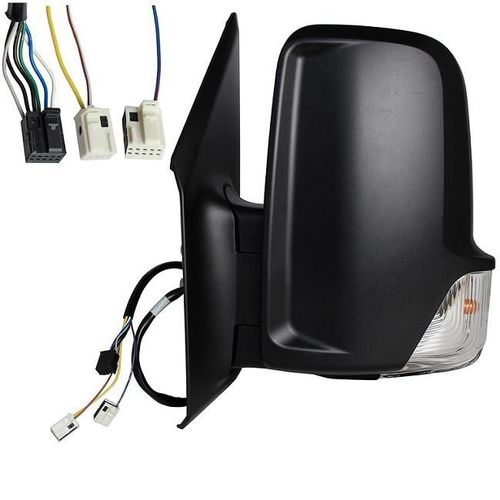 Lusterko LEWE Mercedes Sprinter 907 910 2018- 3 kostki Elektryczne 9 kabli Krótkie Ogrzewane A9108107902 Sprinter III W907 W910 2018-2023 Chłodnia Kontener Laweta Plandeka 9108107902 Wywrotka Electric Heated Arm na Arena.pl