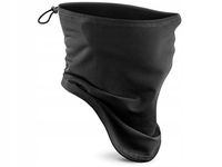 KOMIN TERMOAKTYWNY BANDANA SZAL TUNEL MASKA CIEPŁY SOFTSHELL CZARNY