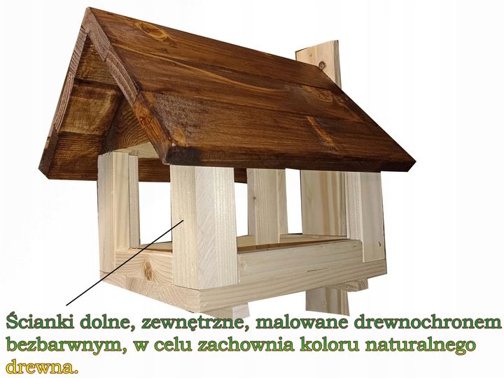 karmnik dla ptaków budka domek zdjęcie 12