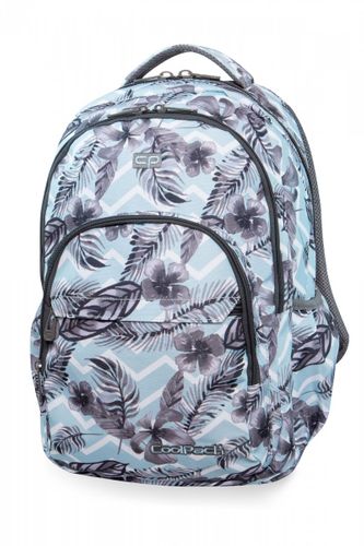 Plecak CoolPack BASIC PLUS w kwiatki na błękitnym tle, SURF PALMS (B03021) na Arena.pl