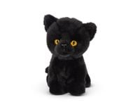 Pluszowy realistyczny KOT CZARNY Kotek maskotka pluszak BLACK CAT ptzytulak