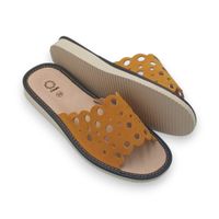 Kapcie Skórzane Damskie Klapki Domowe Lekkie i Wygodne NOWO 38