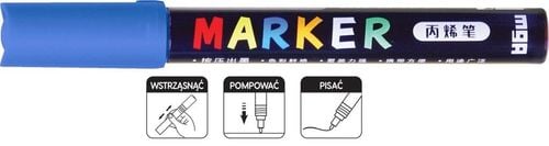 marker akrylowy 1-2 mm niebieski a'6  4389 na Arena.pl