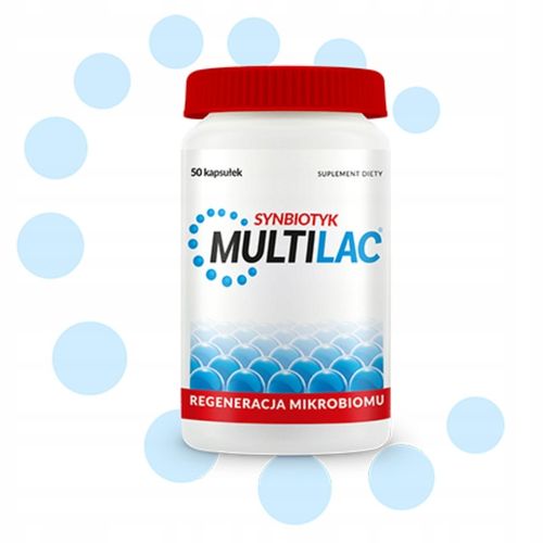 Multilac Probiotyk + Synbiotyk Technologia MURE 50 Kapsułek na Arena.pl