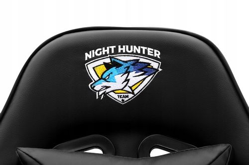 FOTEL gamingowy z MASAŻEM pleców KOMPUTEROWY OBROTOWY dla gracza +PODNÓŻEK! na Arena.pl