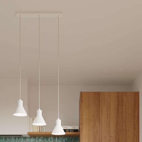 Lampa wisząca TALEJA 1 biała [E27] zdjęcie 5