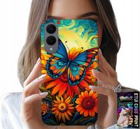 ETUI DO SAMSUNG GALAXY S25 EDGE - MOTYLE MOTYLKI KWIATKI RÓŻE OBUDOWA