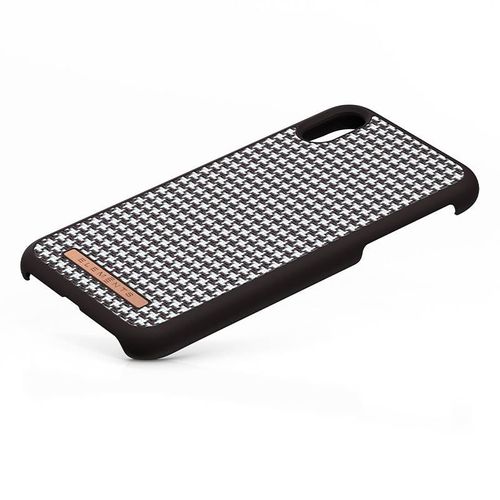 Nordic Elements Saeson Idun - Materiałowe etui iPhone XR (Dark Brown Pattern 2) na Arena.pl