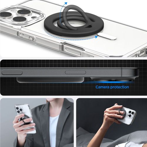 spigen dual pop mag magsafe phone ring black na Arena.pl