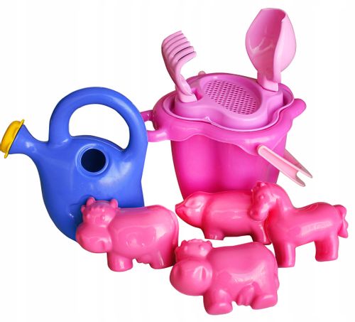 Duża taczka do piasku ogrodowa kosiarka komplet 9 na Arena.pl