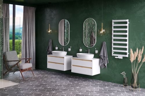 Volaro 2.0 zestaw zintegrowany termostat grzejnikowy lewy, biały mat na Arena.pl