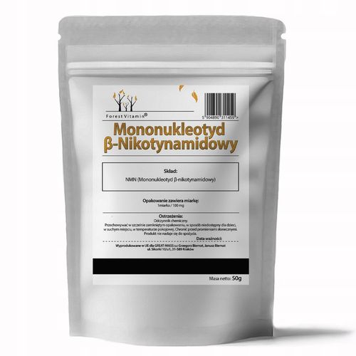 mononukleotyd nikotynamidowy NMN 50g W PROSZKU CZYSTY PROSZEK 100% na Arena.pl