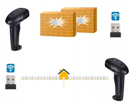 BEZPRZEWODOWY czytnik skaner kodów kreskowych WiFi IMATRIX na Arena.pl