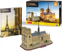 Puzzle 3D 128 elementów. National Geographic. Katedra Notre-Dame de Paris