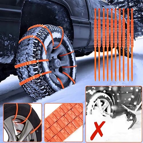 Opaski Zaciskowe na Kola Antyposlizgowe Opaski na Kola Zimowe Wielorazowe na Arena.pl