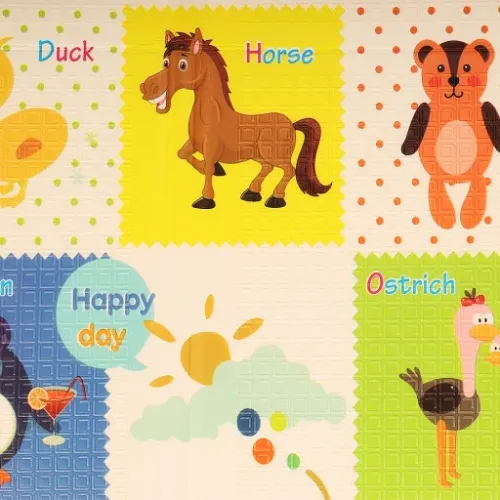 MATA EDUKACYJNA DLA NIEMOWLĄT INTERAKTYWNA PIANKOWA DWUSTRONNA 200X180 XPE na Arena.pl