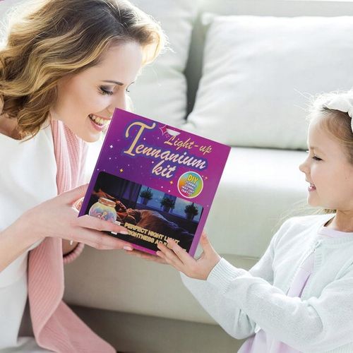 ZESTAW DO TWORZENIA KRYSZTAŁ TERRARIUM DIY DLA DZIECKI Z DIODĄ LED I PILOT na Arena.pl