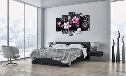 Obraz Na Płótnie - Storczyk Kamień  - 150X100 Cm - Ea150X100-2714 na Arena.pl
