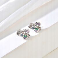 Srebrne kolczyki rodowane sztyfty wkrętki łapki srebro 925 dla dziewczynki