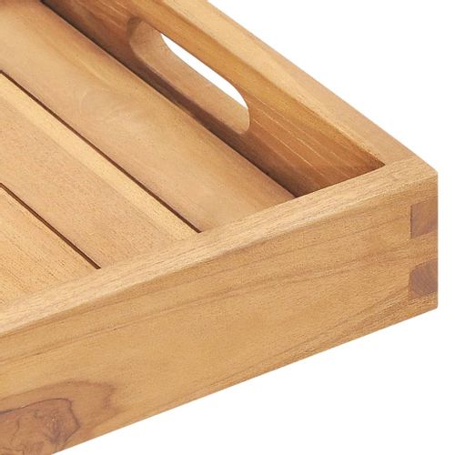 Taca, 60x35 cm, lite drewno tekowe na Arena.pl